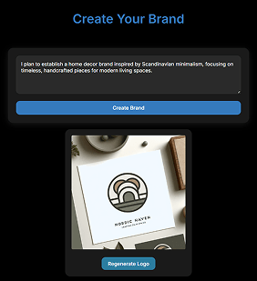 Brand Creator Interface