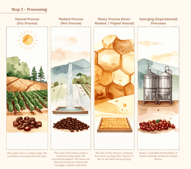 Coffee Processing Step